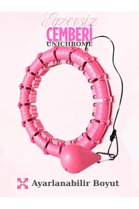 Hulahop Egzersiz Çemberi - Egzersiz Halkası - Ağırlıklı - Bel Bölgesi Ayarlanabilir